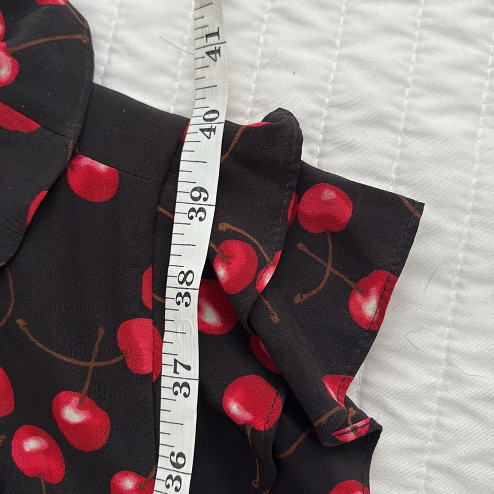J. Crew 100% Silk Cherry Dress - Picture 12 of 14